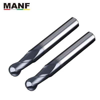 HRC65 2 Flute Long Ball Nose End Mill