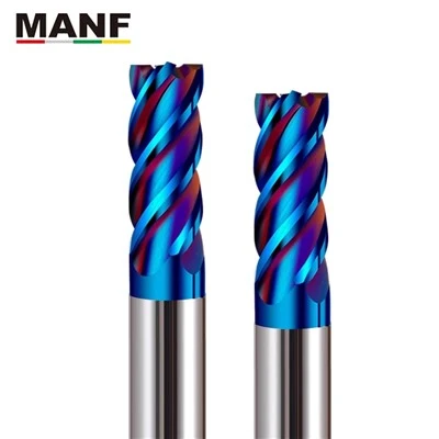 HRC65 Blue Nano Coated End Mill